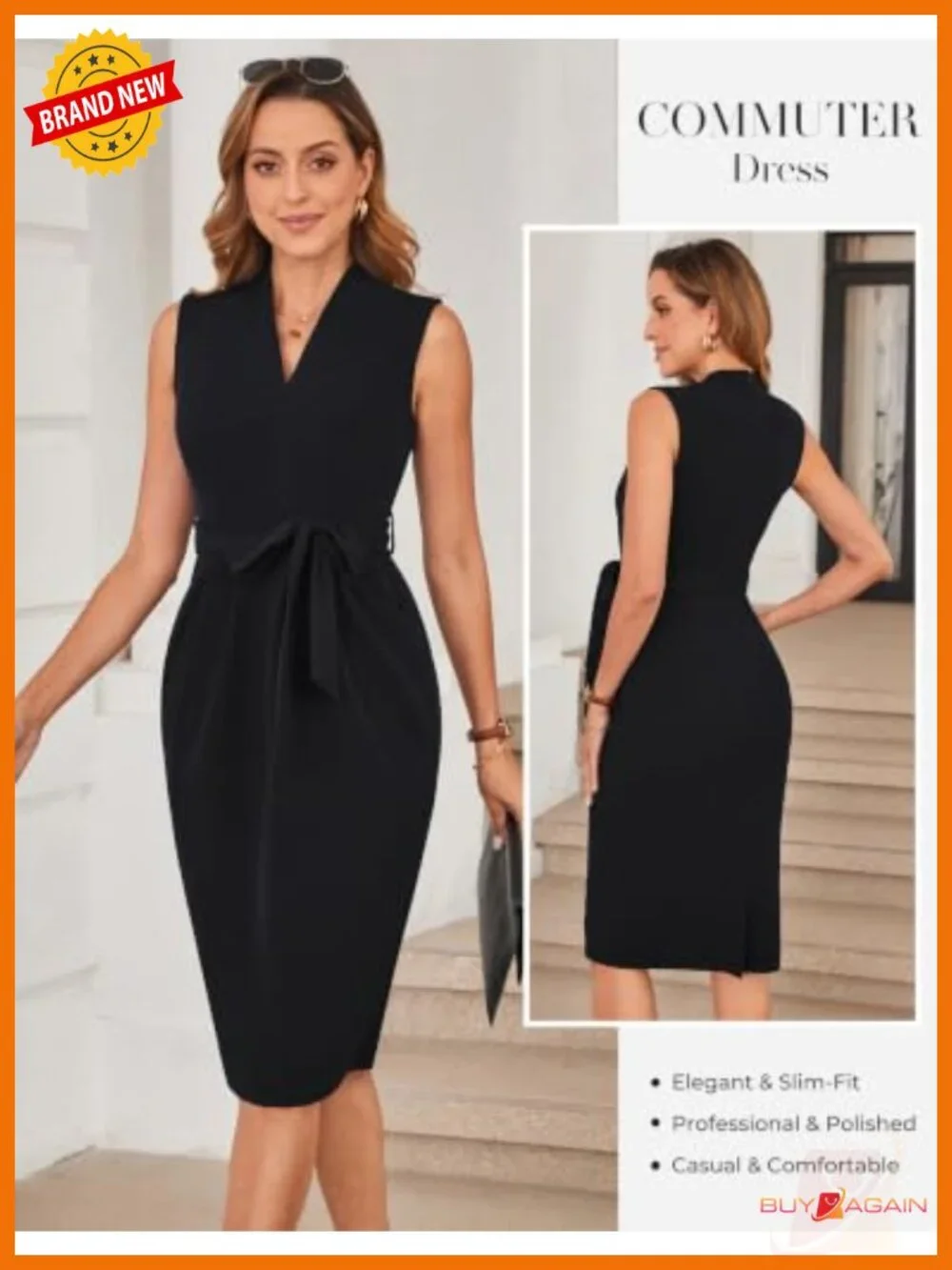 N/A sleeveless bodycon